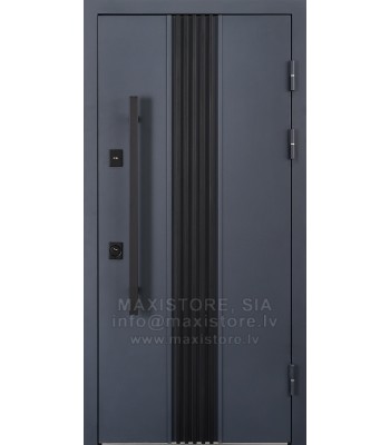 Металлическая дверь Vector (RAL 7021T)  (Termo)