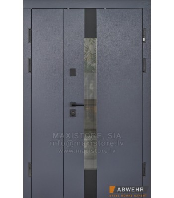 Metāla durvis Tower-anthracite - 1200 (Termo)