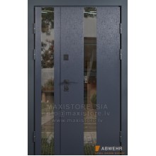 Metāla durvis Queen-anthracite 2 - 1200 (Termo)