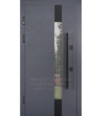Металлическая дверь Tower V - anthracite (Termo)